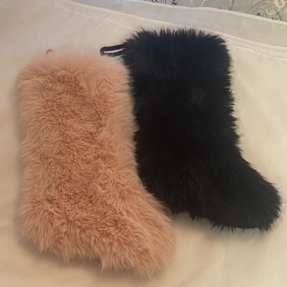 Faux Fur Christmas Stockings
